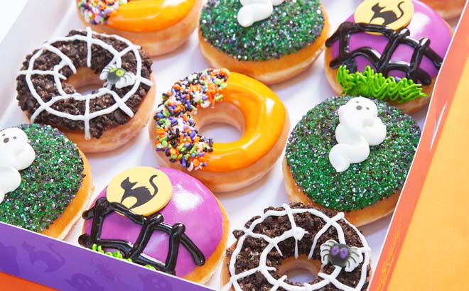 FREE Krispy Kreme Haunted House Doughnut with ANY Purchase!