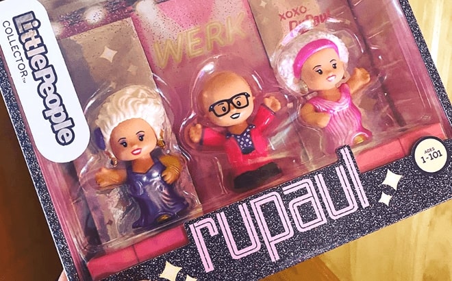 Little People Collector Rupaul Special Edition Figure Set 3 Piece