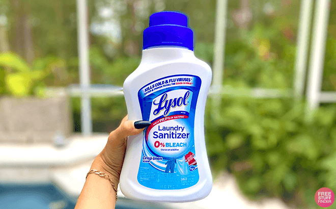 Lysol Laundry Sanitizer $3
