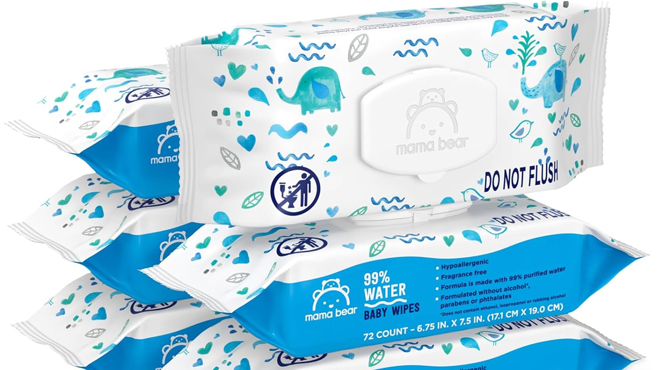 Mama Care 6 Pack Baby Wipes Mama Care 6 Pack Baby Wipes