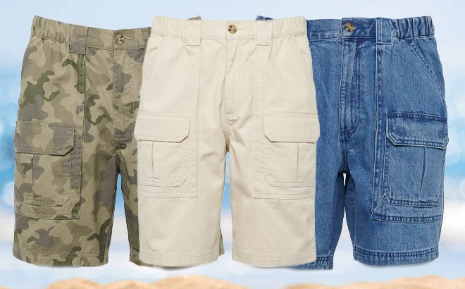 Men’s Cargo Shorts $5.76