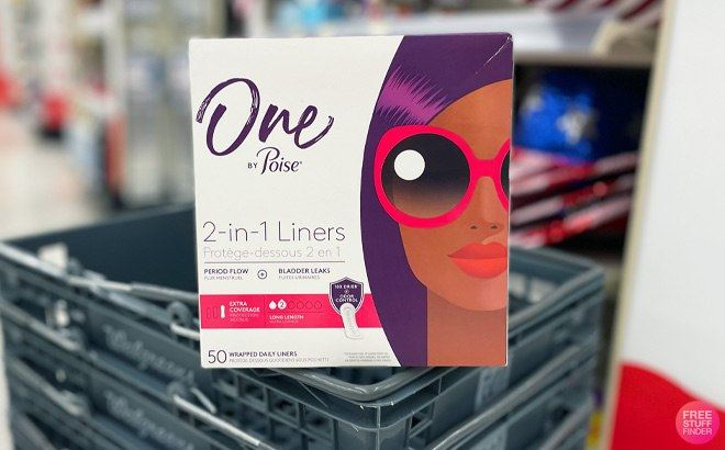 FREE One by Poise Liners + $3 Moneymaker
