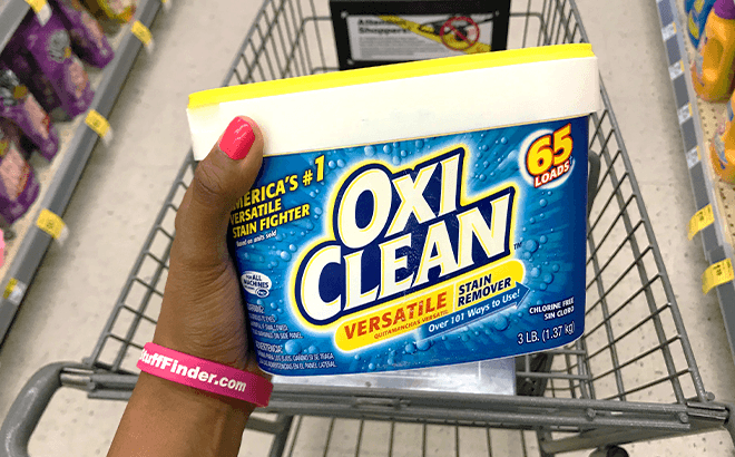 Oxiclean Stain Remover $4.87