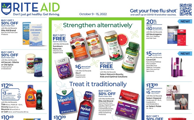 Rite Aid Ad Preview (Week 10/9 – 10/15)