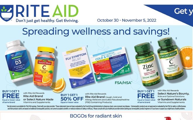 Rite Aid Ad Preview (Week 10/30 – 11/5)