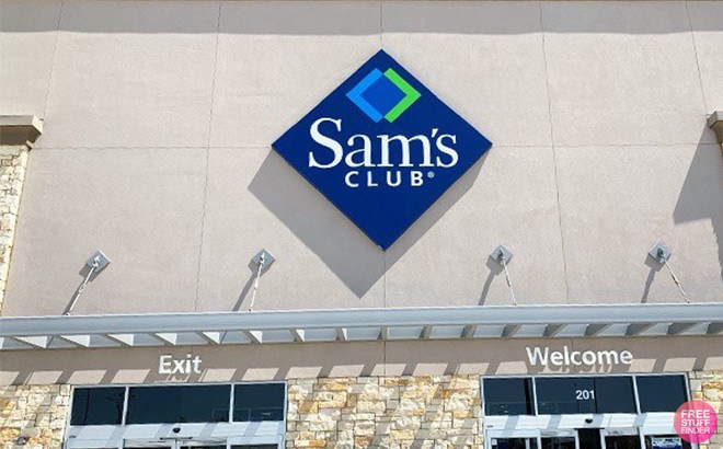 Sam's Club Logo on a Storefront