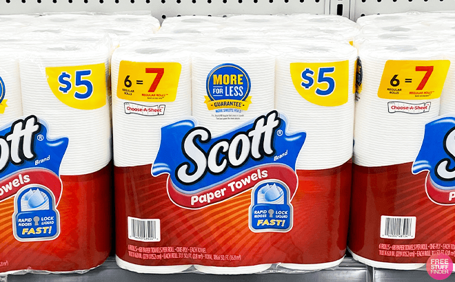 Scott Paper Products $3.25 Each