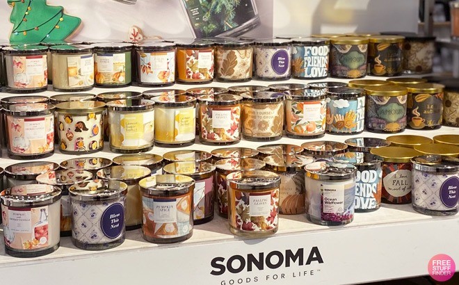 Sonoma 3-Wick Candles $9.59