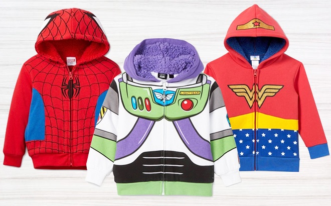 Toddler Character Hoodies $12!