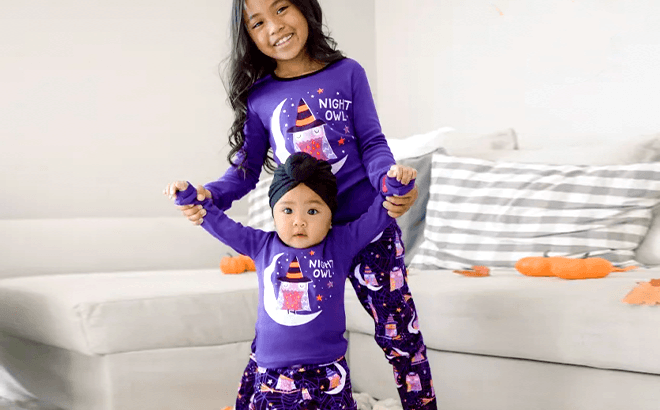 Children’s Place Matching Halloween Pajamas $2 Shipped