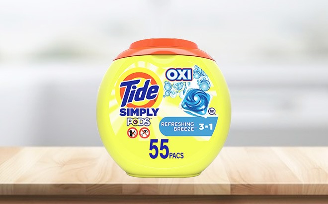 Tide Simply Pods 55-Loads for $8.89