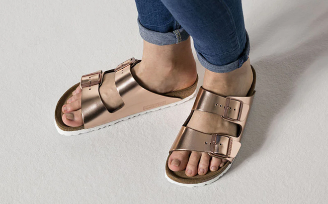 Birkenstock Women's Metallic Sandals $69