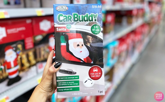 Santa Claus Inflatable Car Buddy $18