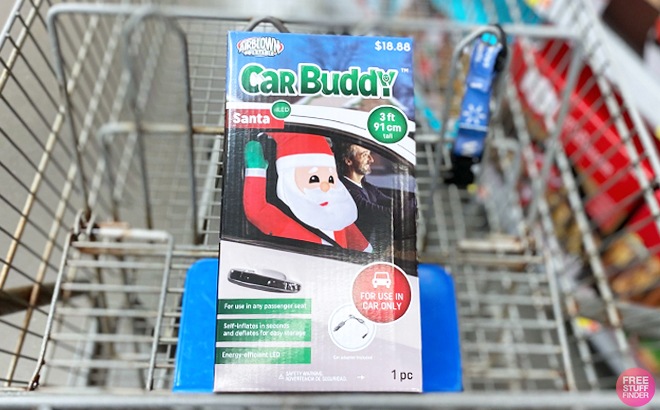 Santa Claus Inflatable Car Buddy $18