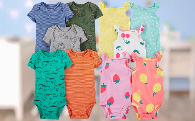 Carter’s Bodysuits 5-Pack for $9.80