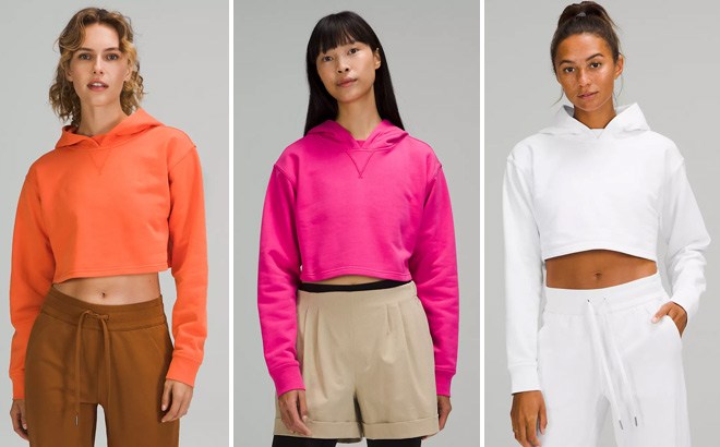 Lululemon Cropped Hoodies $39 Shipped