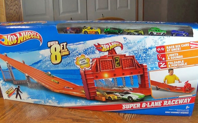 Hot Wheels 6-Lane Raceway ​​​$79 Shipped