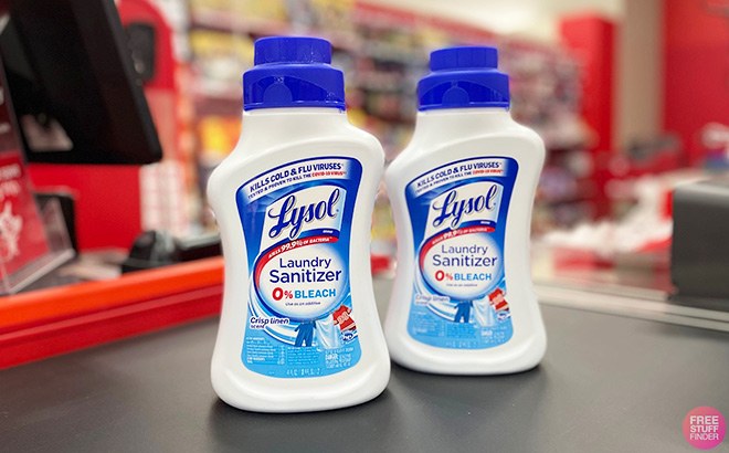 3 Lysol Laundry Sanitizer 49¢ Each
