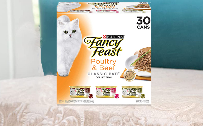 Purina Fancy Feast Wet Cat Food 30-Pack for $14