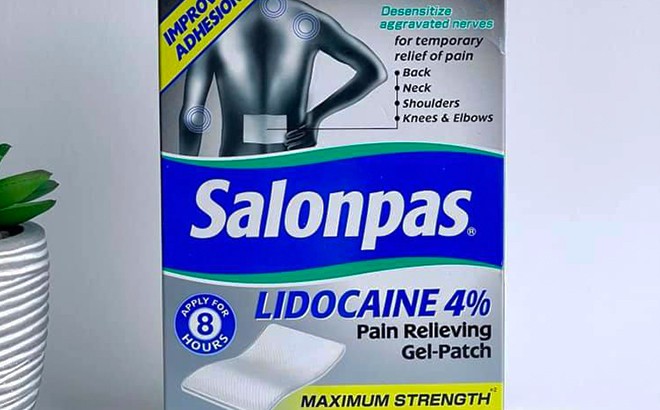 FREE Salonpas Lidocaine Patch Sample!