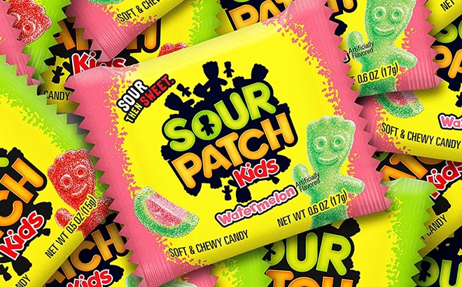 Sour Patch 40-Count Halloween Candies $5