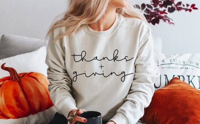 Thanksgiving Sweatshirts $27 Shipped