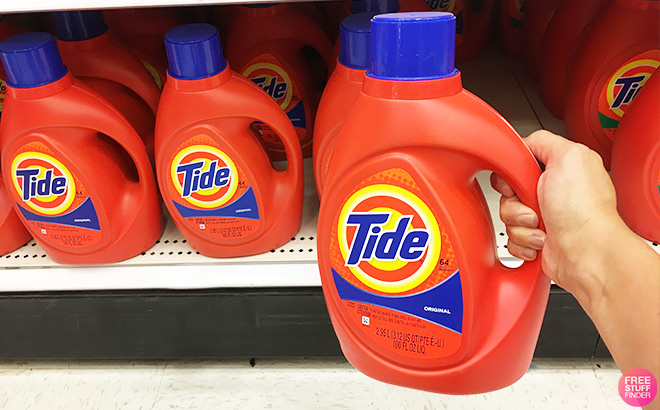 Tide Laundry Detergent 64-Loads for $9