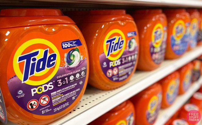 Tide Pods 81-Count for $13.98