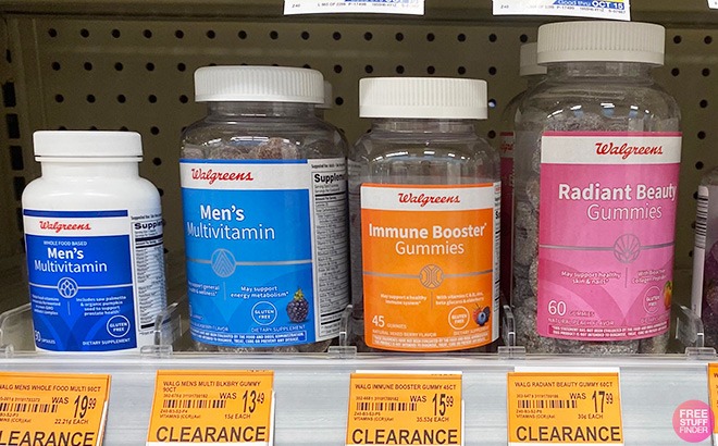 Walgreens Clearance: 75% Off Supplements