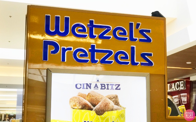 FREE Wetzel’s Pretzels