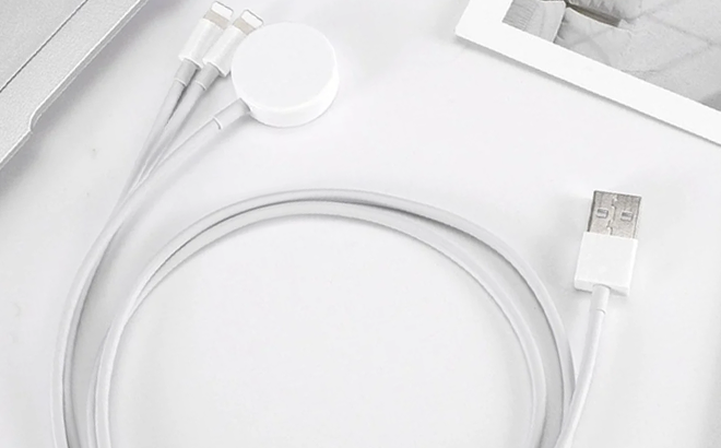 3-In-1 Apple Watch & iPhone Charger $14 Shipped