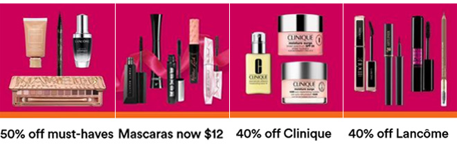 A Graphic Showing Four ULTA Black Friday Doorbusters