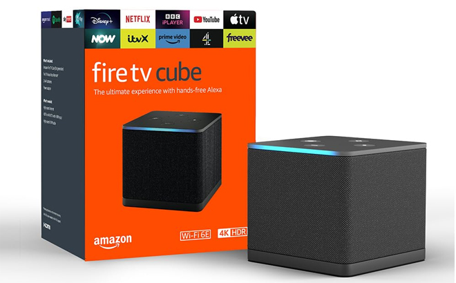 Amazon Fire TV Cube with AI powered Fire TV Search