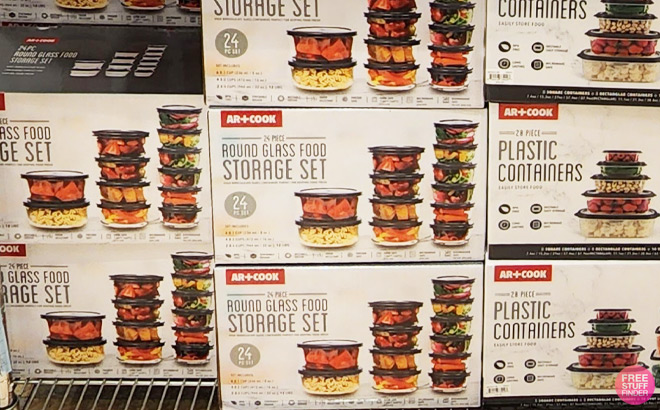 Art & Cook 24-Piece Food Storage Set $23.99