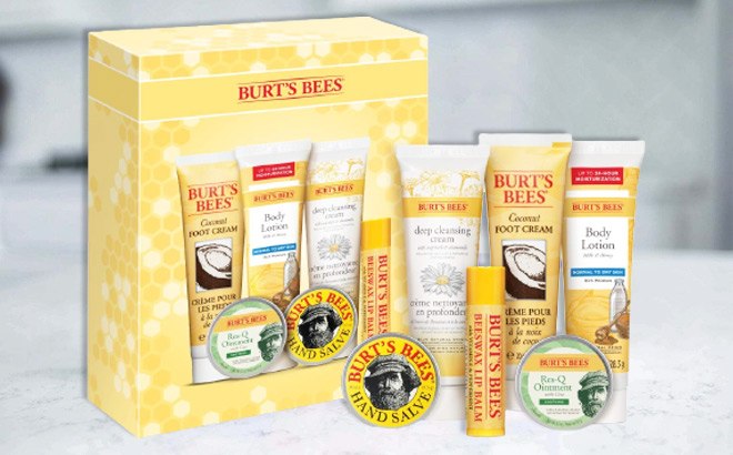 Burt's Bees Holiday Gift 6-Piece Set $8