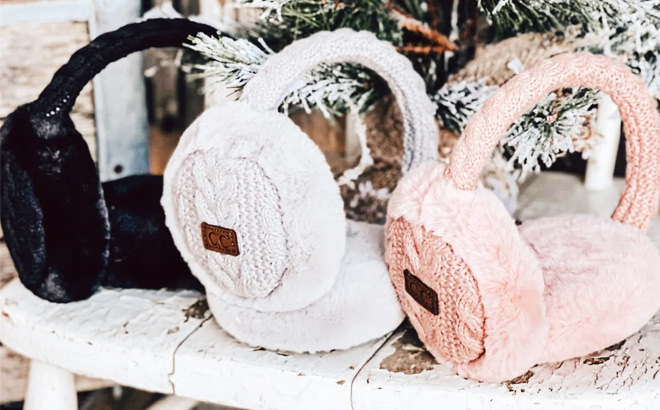 Cable Knit Earmuffs $14.99 Shipped