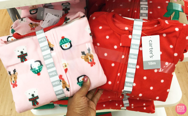 Carter's 2-Piece Holiday PJs $6 Shipped