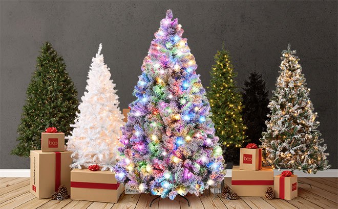 6-Foot Pre-Lit Christmas Tree $119 Shipped