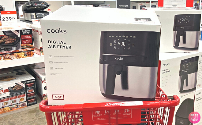 6-Quart Touchscreen Air Fryer $59