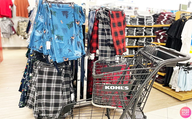Men's Pajama Pants on Hanging Shelves at Kohl's