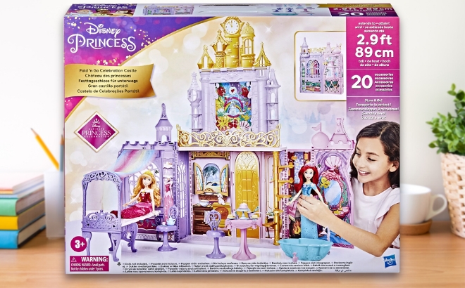 Disney Princess Fold n Go Castle $25