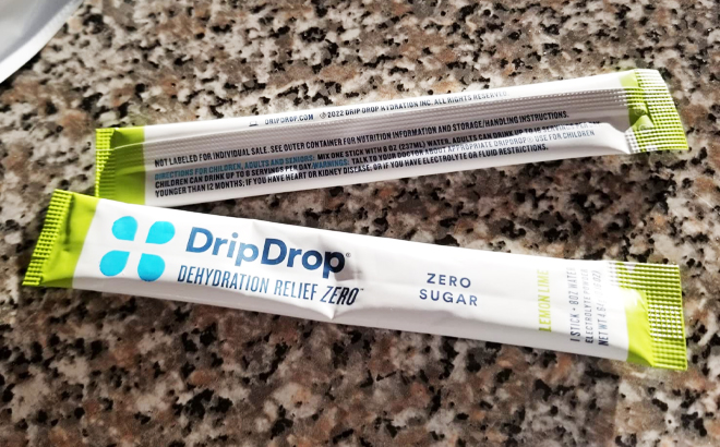DripDrop Zero Hydration Relief 2 Pack Sample DripDrop Zero Hydration Relief 2 Pack Sample