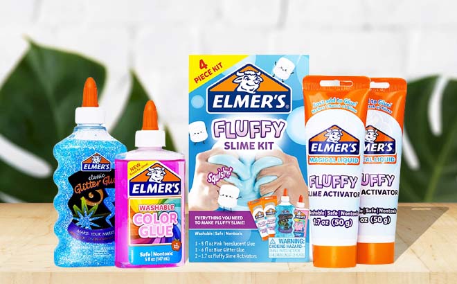 Elmer’s Fluffy Slime Kit $10