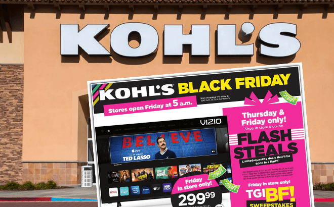 Kohl’s Black Friday Flash Steals Ad 2022