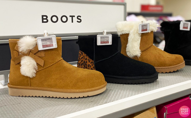 Women's SO Sonoma Boots on Display at Kohl's