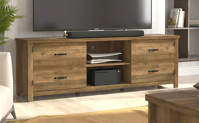 Farmhouse 70-inch TV Stand $150 Shipped