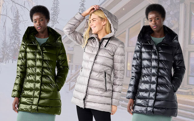 Nine West Puffer Coat $48 Shipped