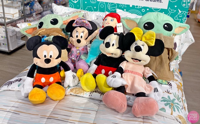 Disney's Pillow Buddies for Kids on a Bed at Kohl's