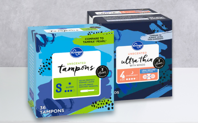 Possible FREE Kroger Pads Sample Pack