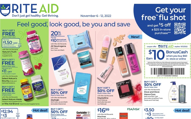 Rite Aid Ad Preview (Week 11/6 – 11/12)